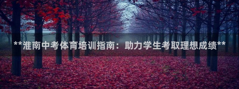 欧陆娱乐提现两百万：**淮南中考体育培训指南：助力学