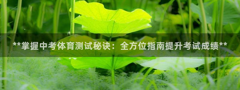 欧陆娱乐官网首页入口：**掌握中考体育测试秘诀：全方