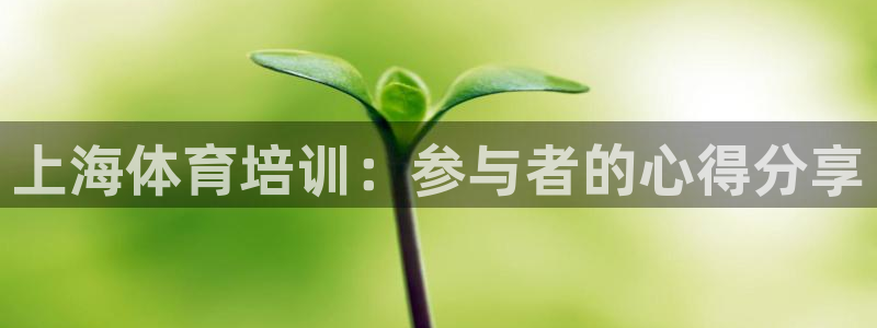 欧陆娱乐总代理：上海体育培训：参与者的心得分享