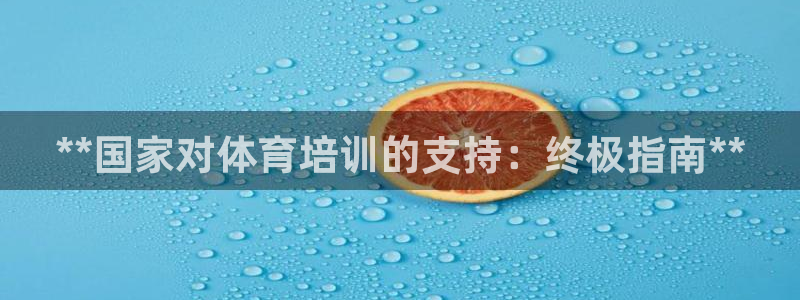 欧陆娱乐稳中：**国家对体育培训的支持：终极指南**