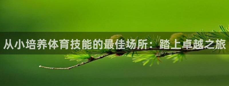 欧陆娱乐怎么注册：从小培养体育技能的最佳场所：踏上卓